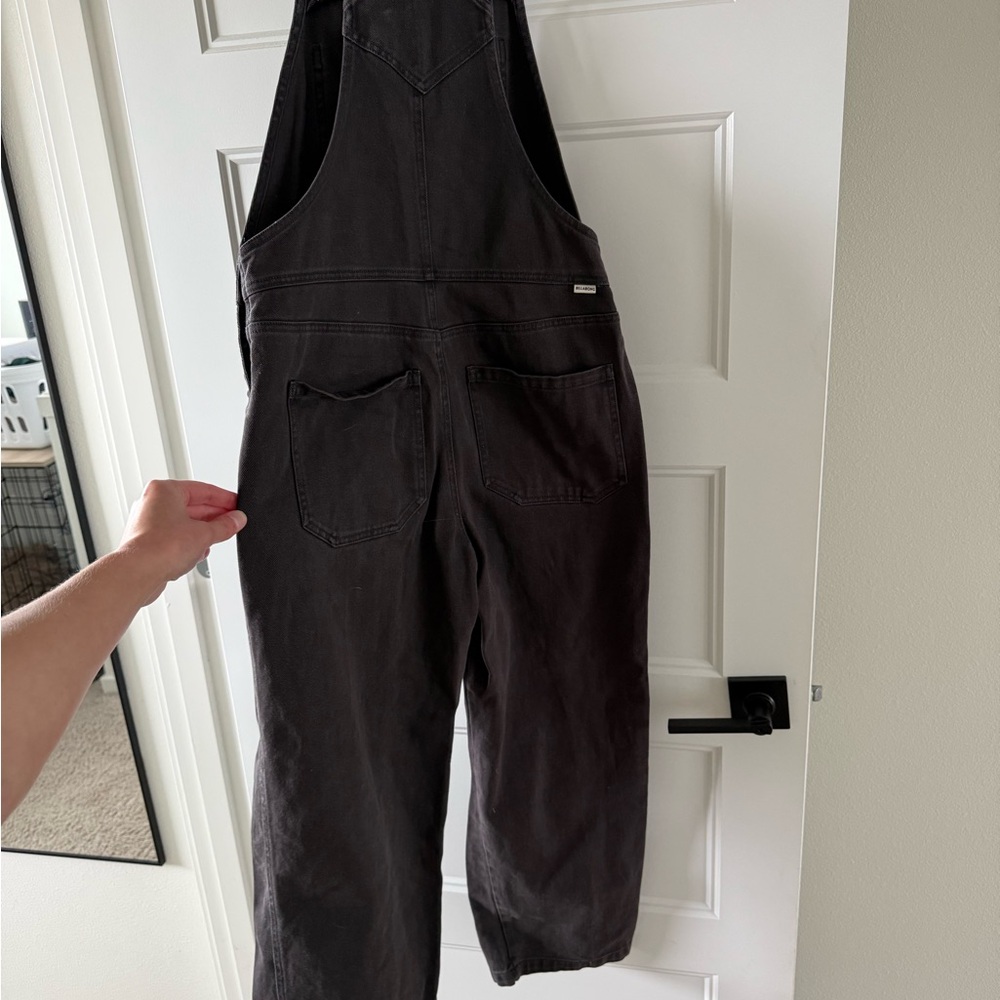 Billabong Dark Charcoal Cotton Overalls - Picture 3 of 4